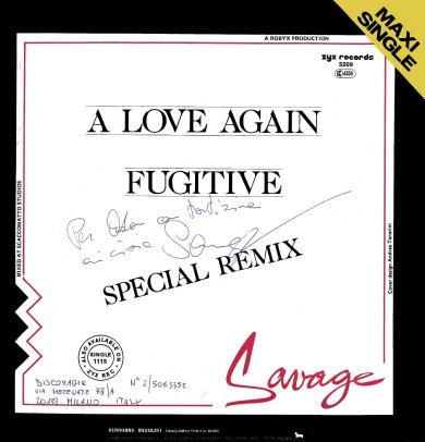 Savage "A Love Again / Fugitive (Special Remix)